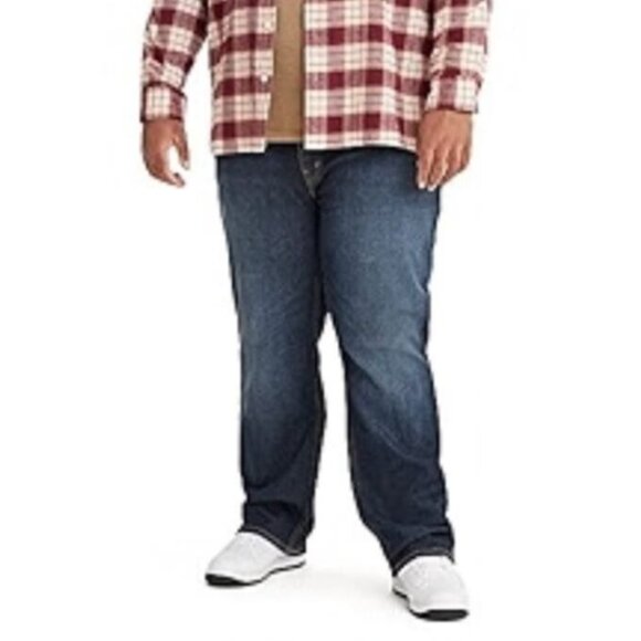 Mens LEVI'S Jeans 541 Size 54 x 30 Big and Tall Athletic Taper Medium Wash Blue - Picture 1 of 9